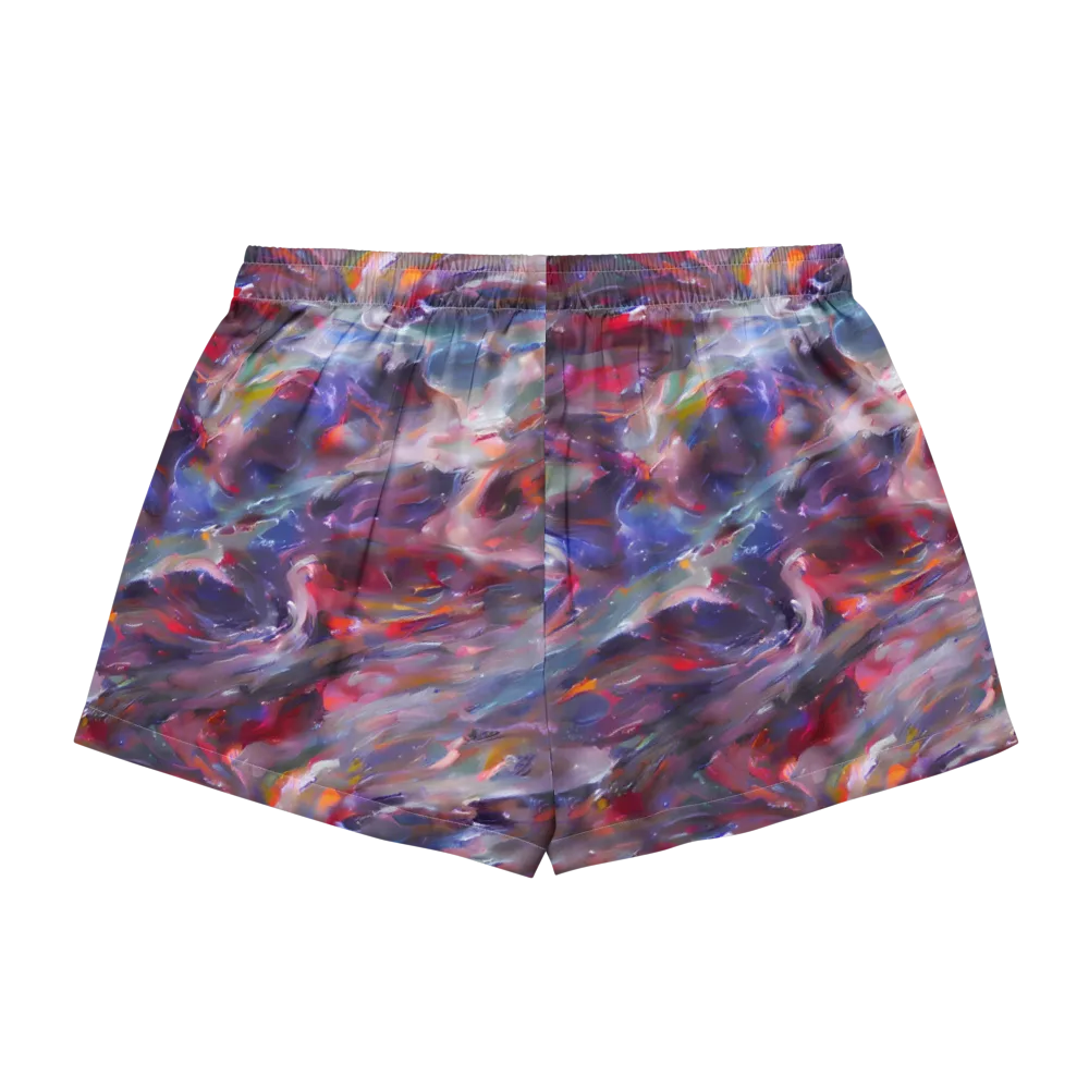 Nihei Nightscape on Women's Pajama Shorts — Back