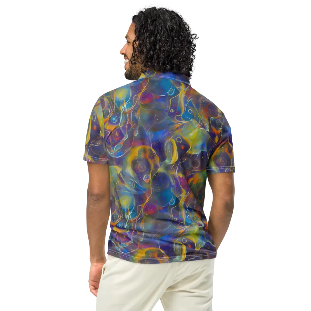 Brown's Chaos on Men's Slim Fit Polo Shirt — Back