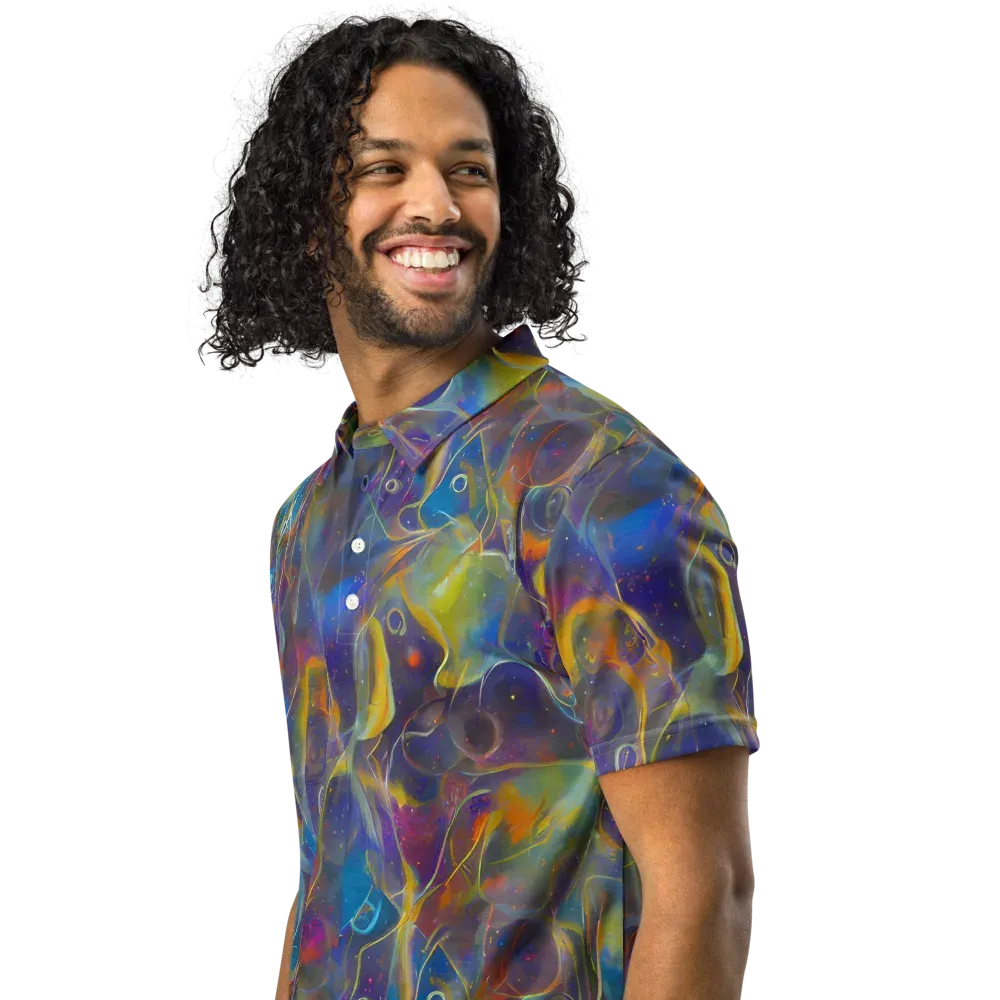 Brown's Chaos on Men's Slim Fit Polo Shirt — Left Front