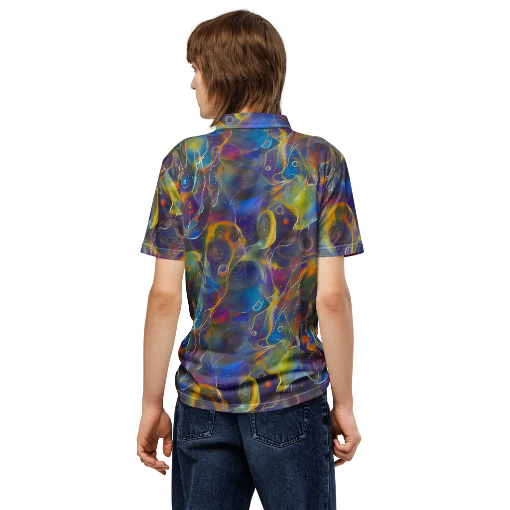 Brown's Chaos on Men's Slim Fit Polo Shirt — Back