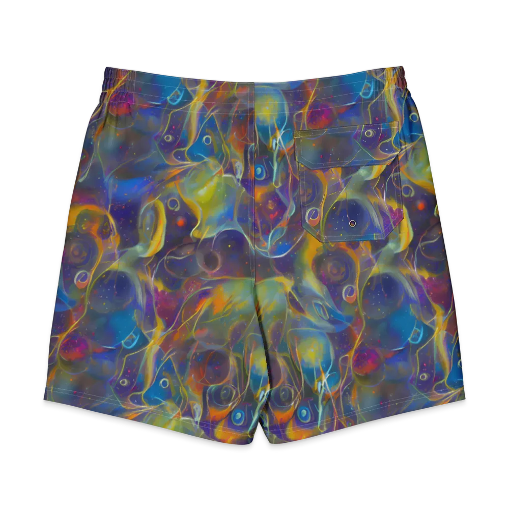 Brown's Chaos on Men's Board Shorts — Back