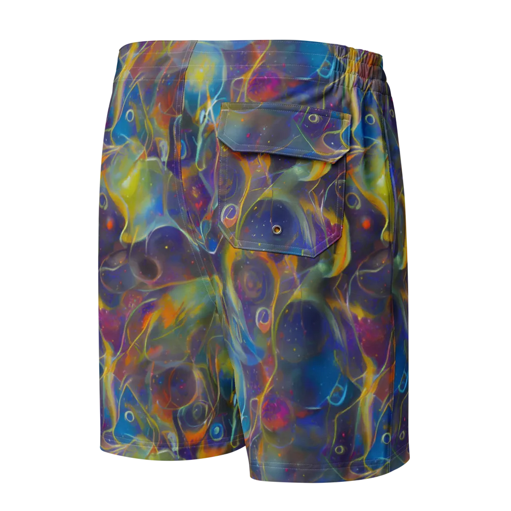 Brown's Chaos on Men's Board Shorts — Back