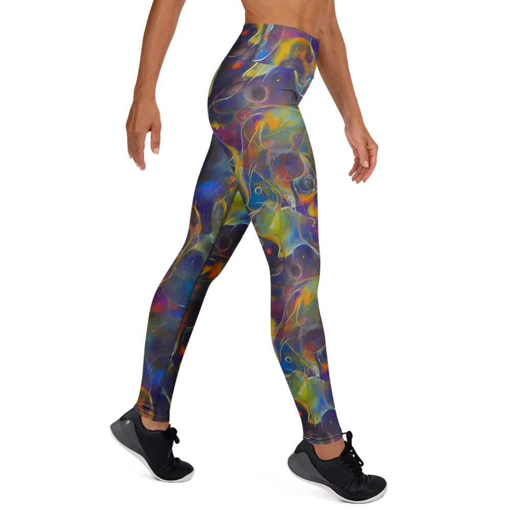 Brown's Chaos on Yoga Leggings — Right