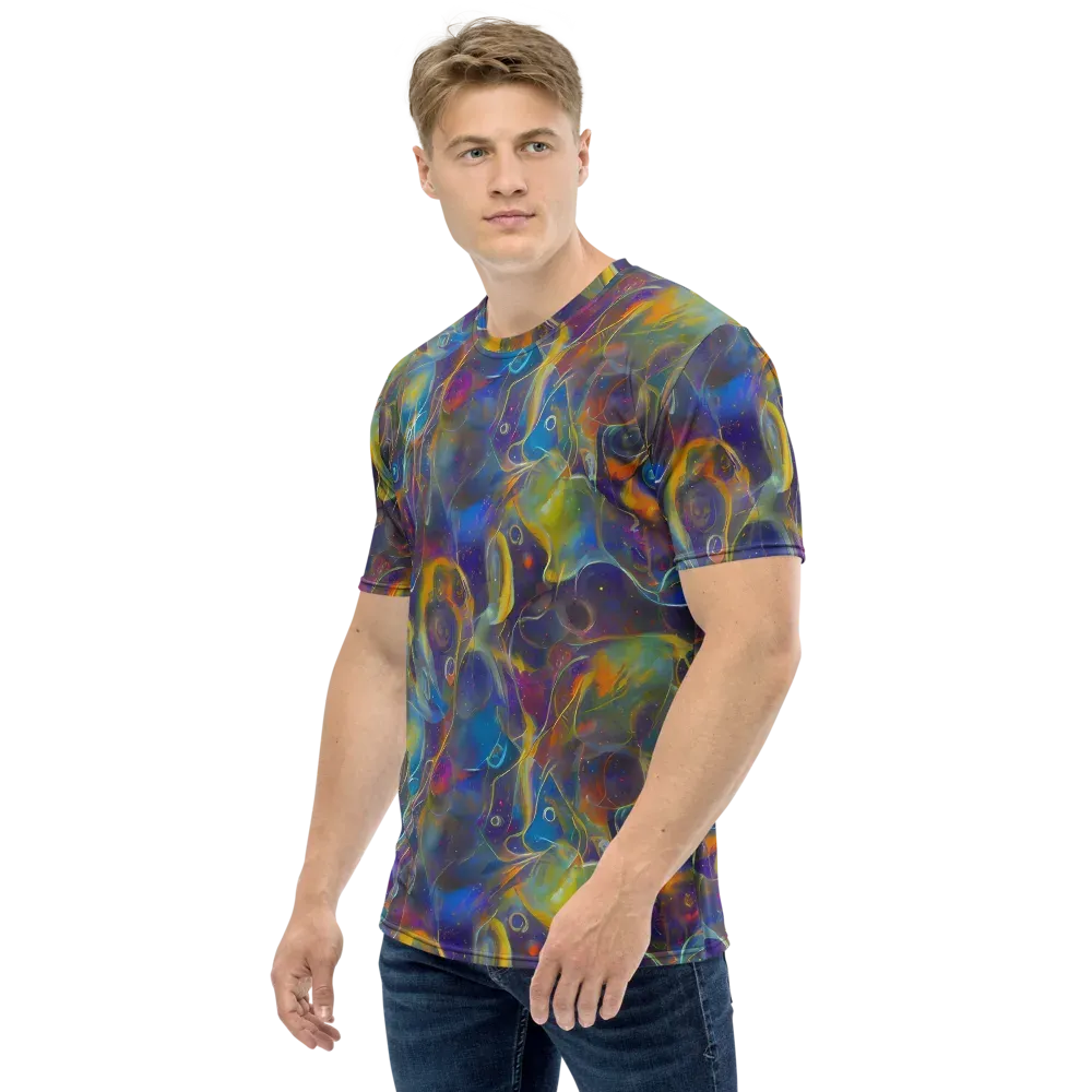 Brown's Chaos on Men's Crew Neck T-Shirt — Left