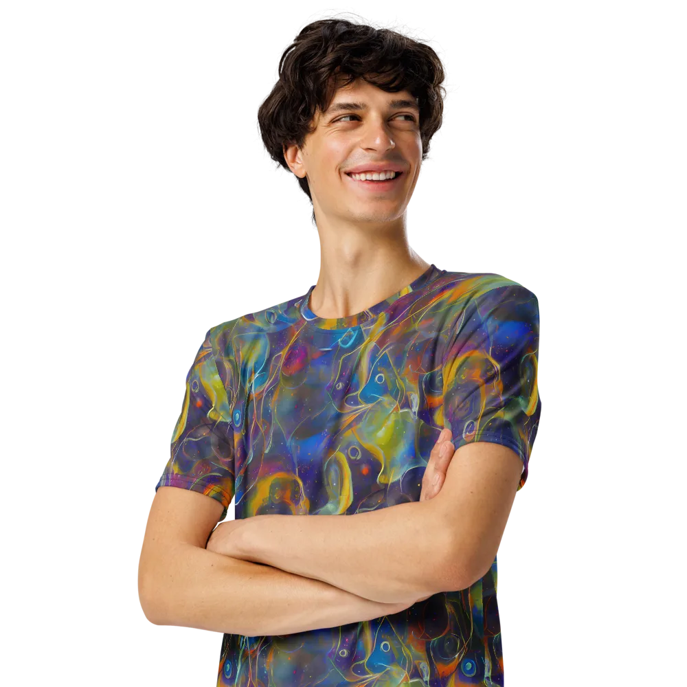 Brown's Chaos on Men's Crew Neck T-Shirt — Left Front