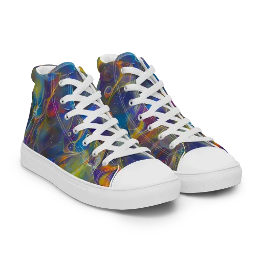Brown's Chaos on a Men's High Top Canvas Shoes