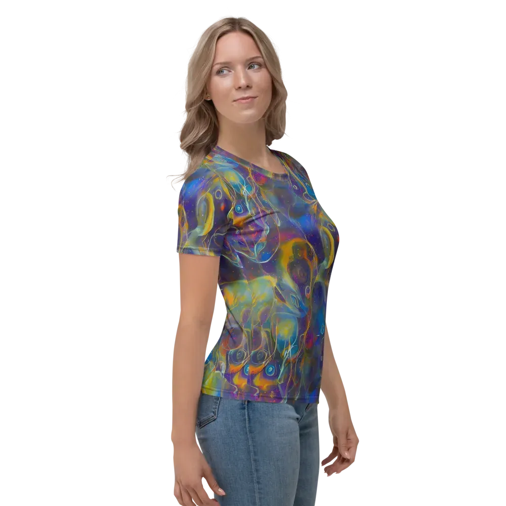 Brown's Chaos on Women's Crew Neck T-Shirt — Right