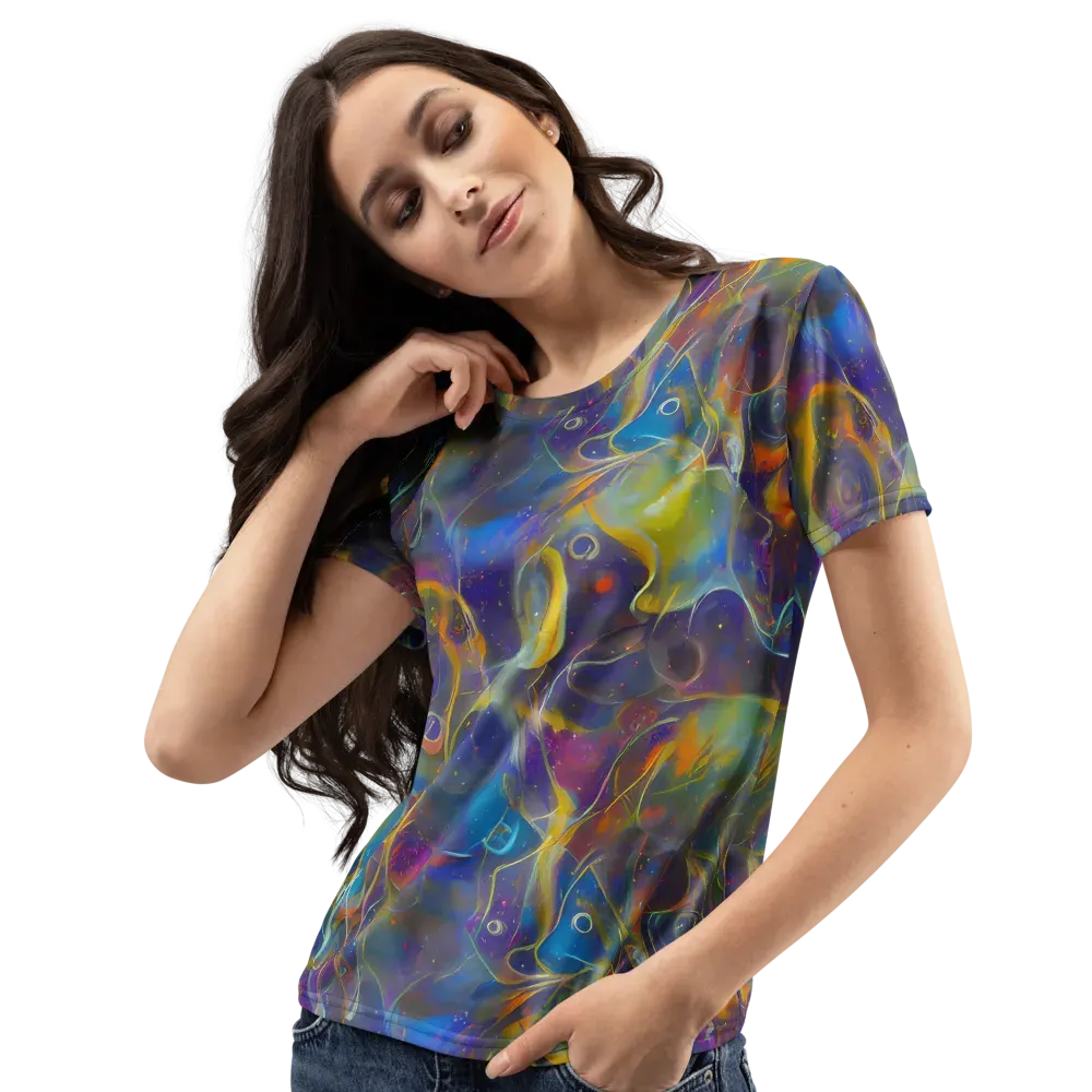Brown's Chaos on Women's Crew Neck T-Shirt — Left Front