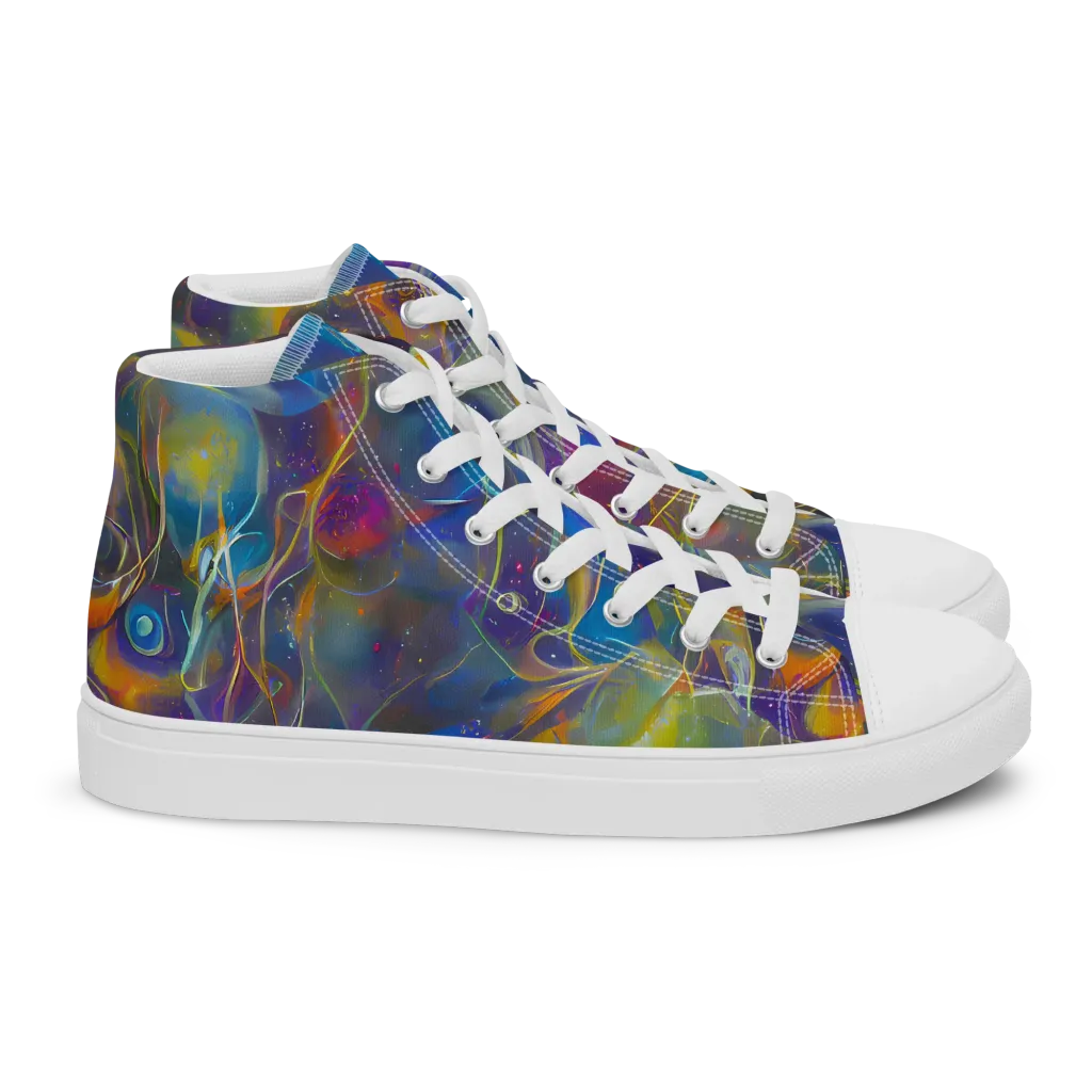 Brown's Chaos on Women's High Top Canvas Shoes — Right