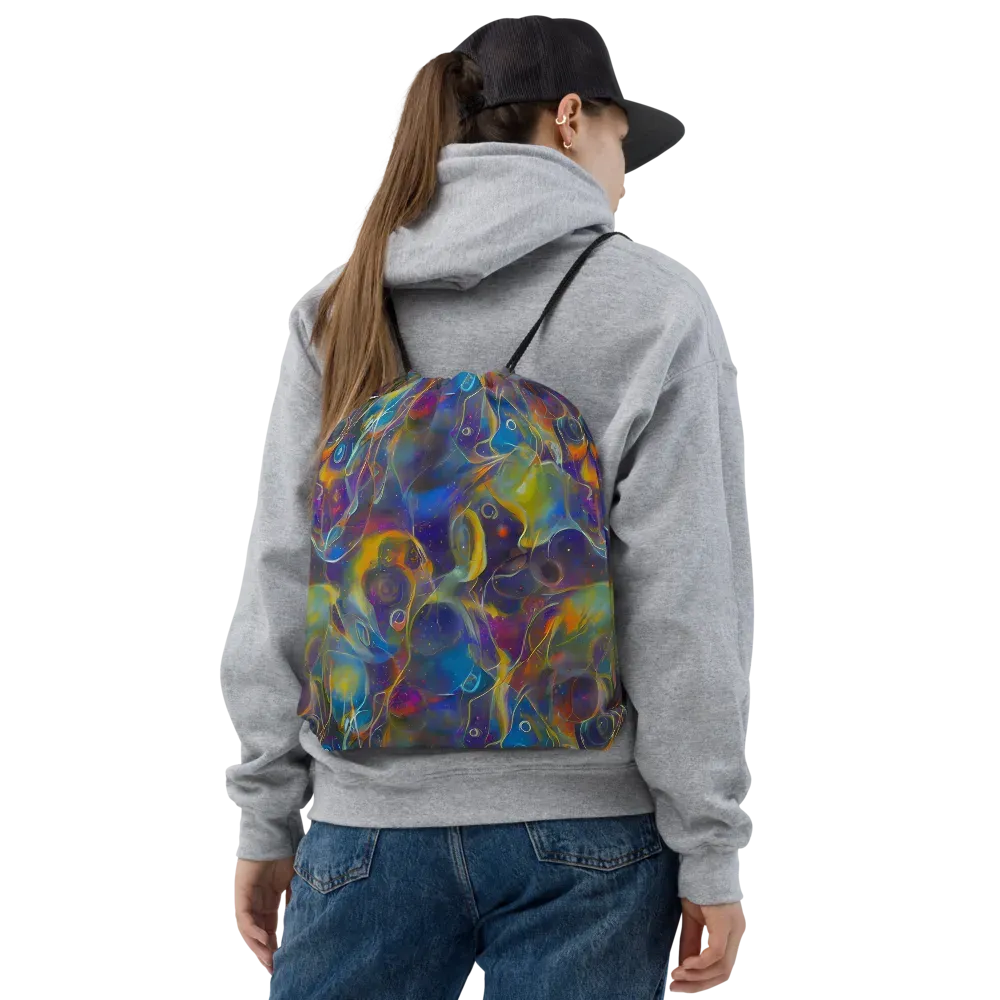 Brown's Chaos on Drawstring Bag — Front