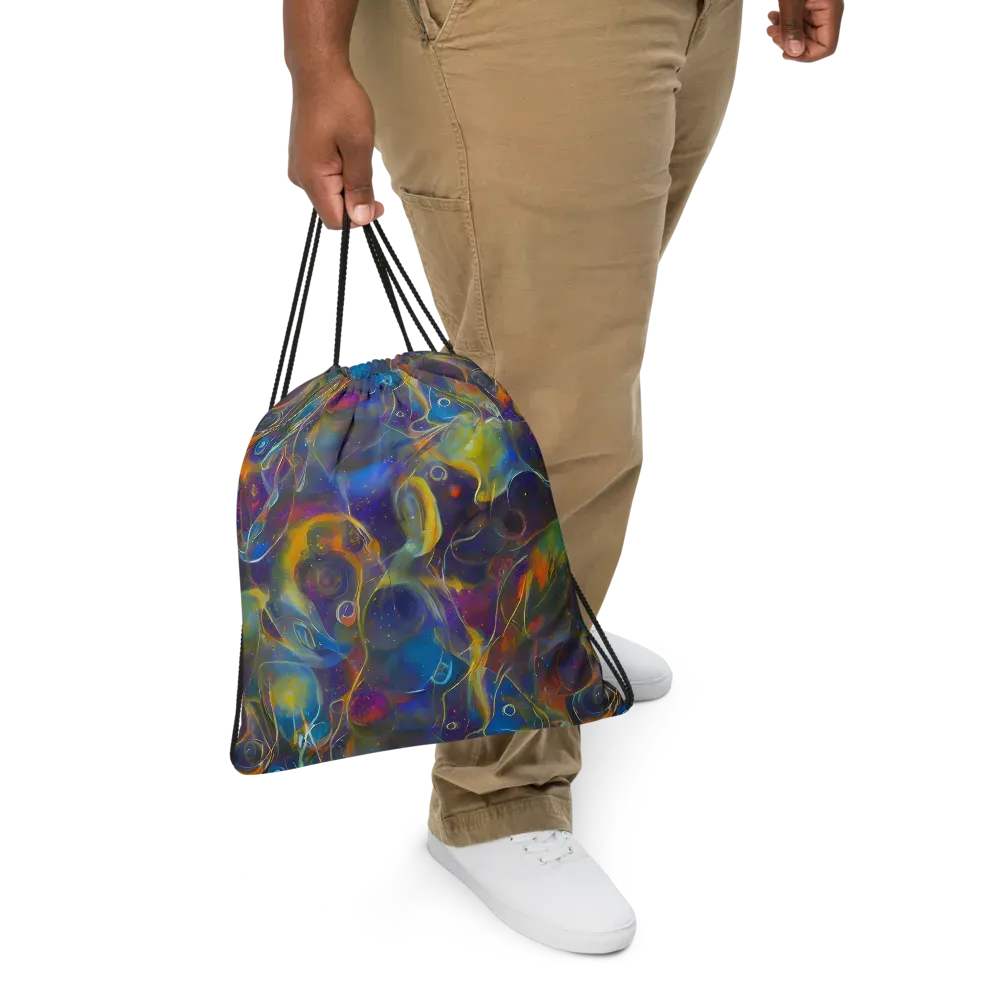 Brown's Chaos on Drawstring Bag — Front