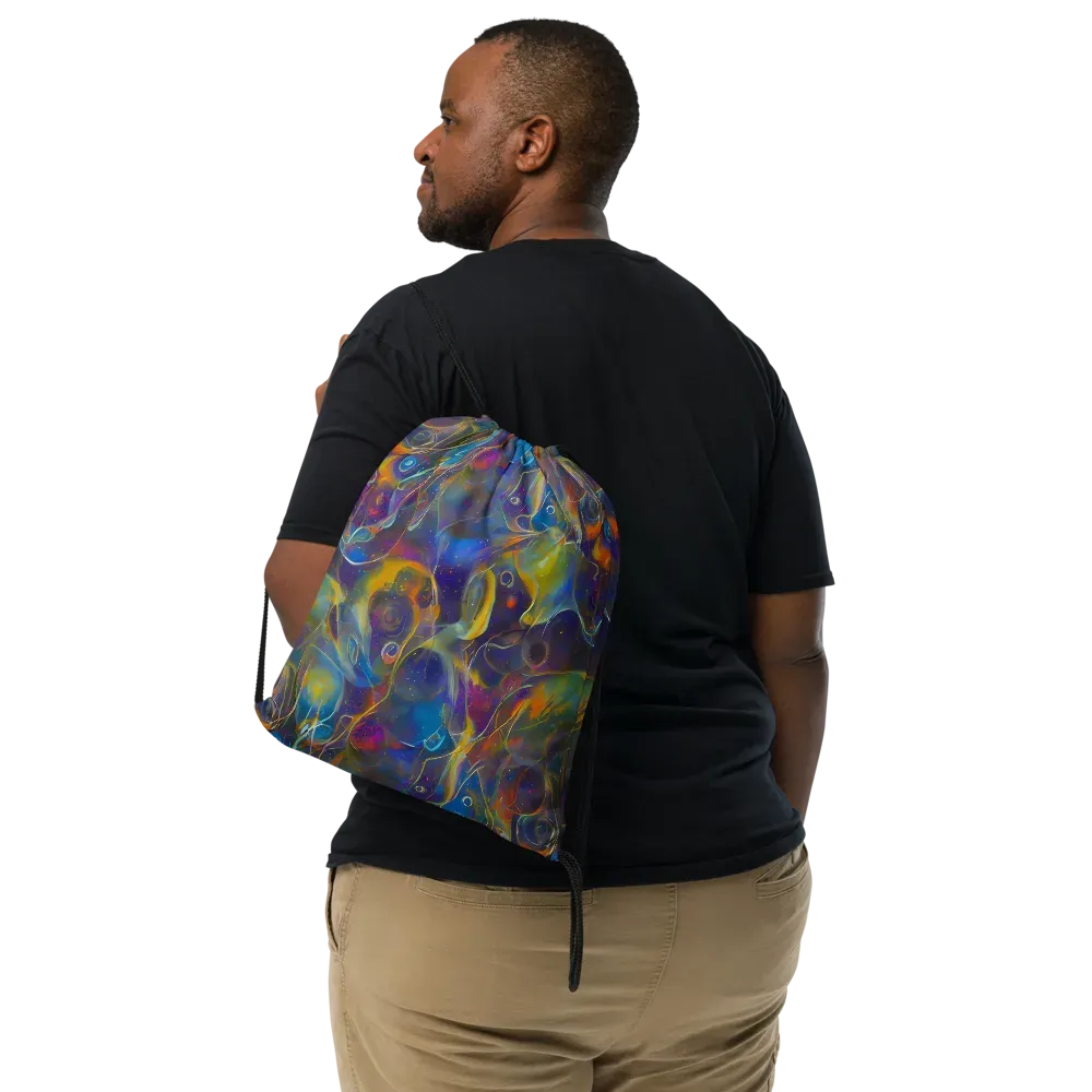 Brown's Chaos on Drawstring Bag — Front