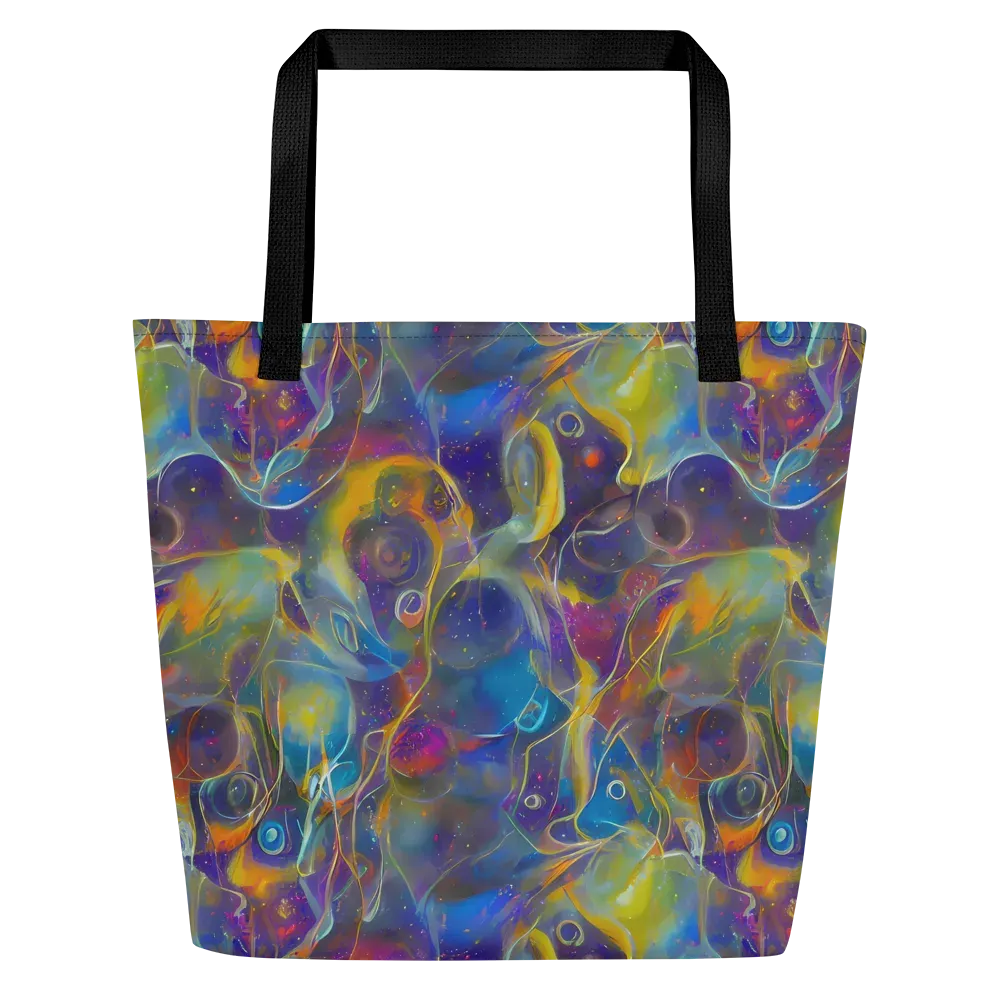Brown's Chaos on Large Tote Bag W/ Pocket — Front