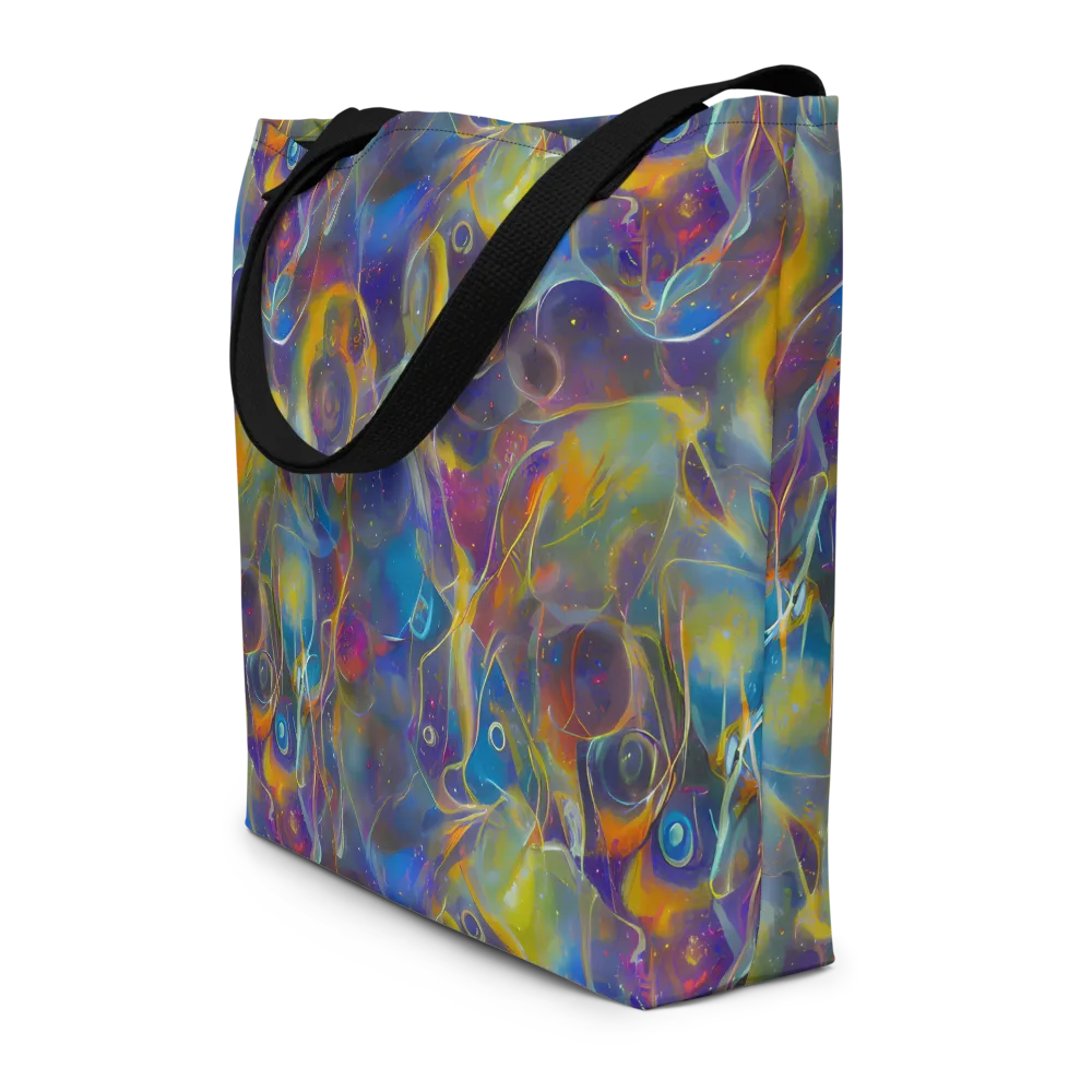 Brown's Chaos on Large Tote Bag W/ Pocket — Front