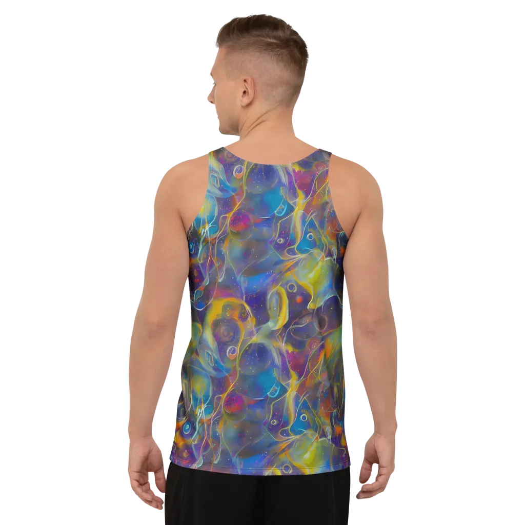 Brown's Chaos on Men's Tank Top — Back