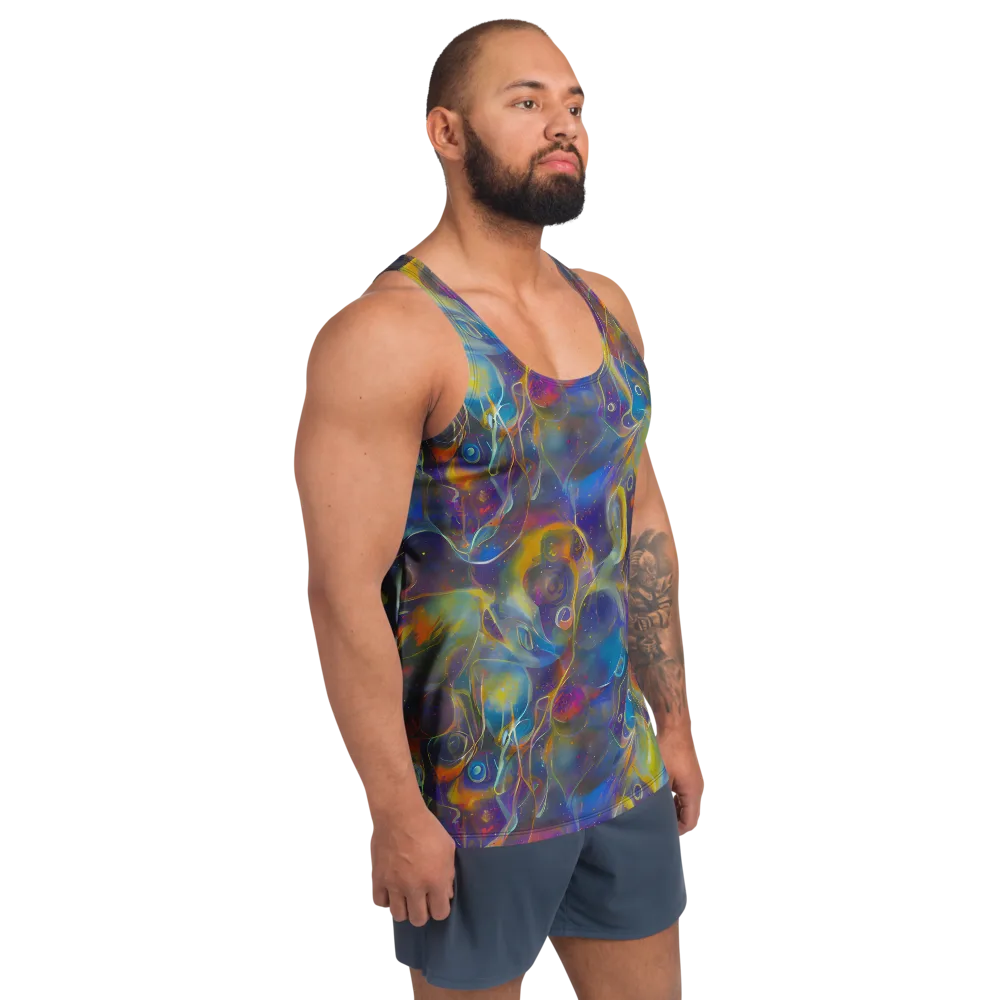 Brown's Chaos on Men's Tank Top — Right Front