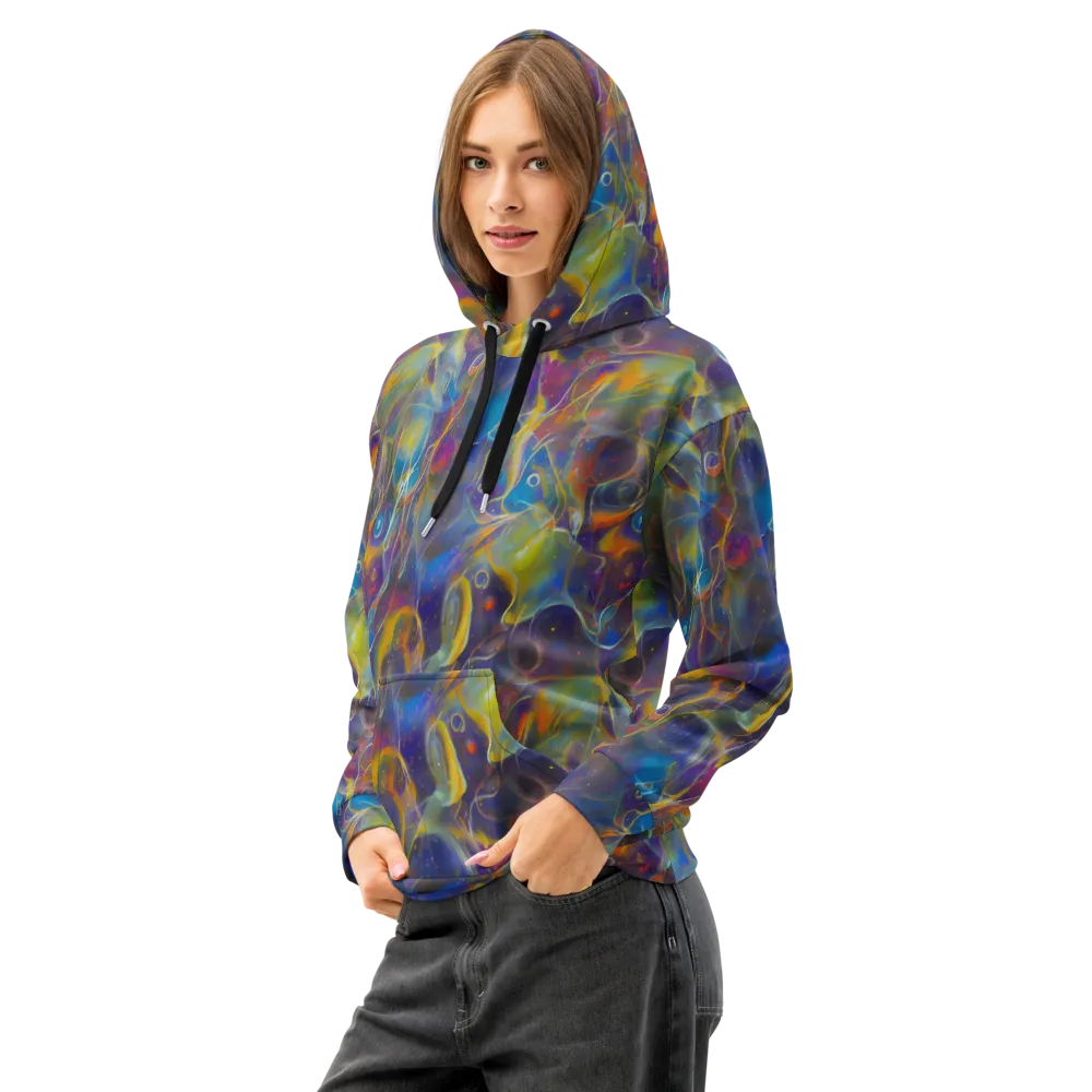 Brown's Chaos on Cotton Hoodie — Left Front