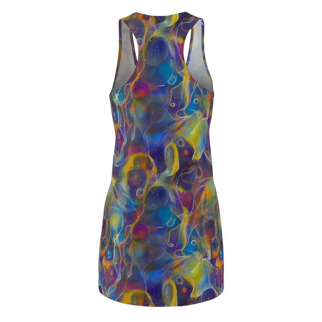 Brown's Chaos on Racerback Dress — Back