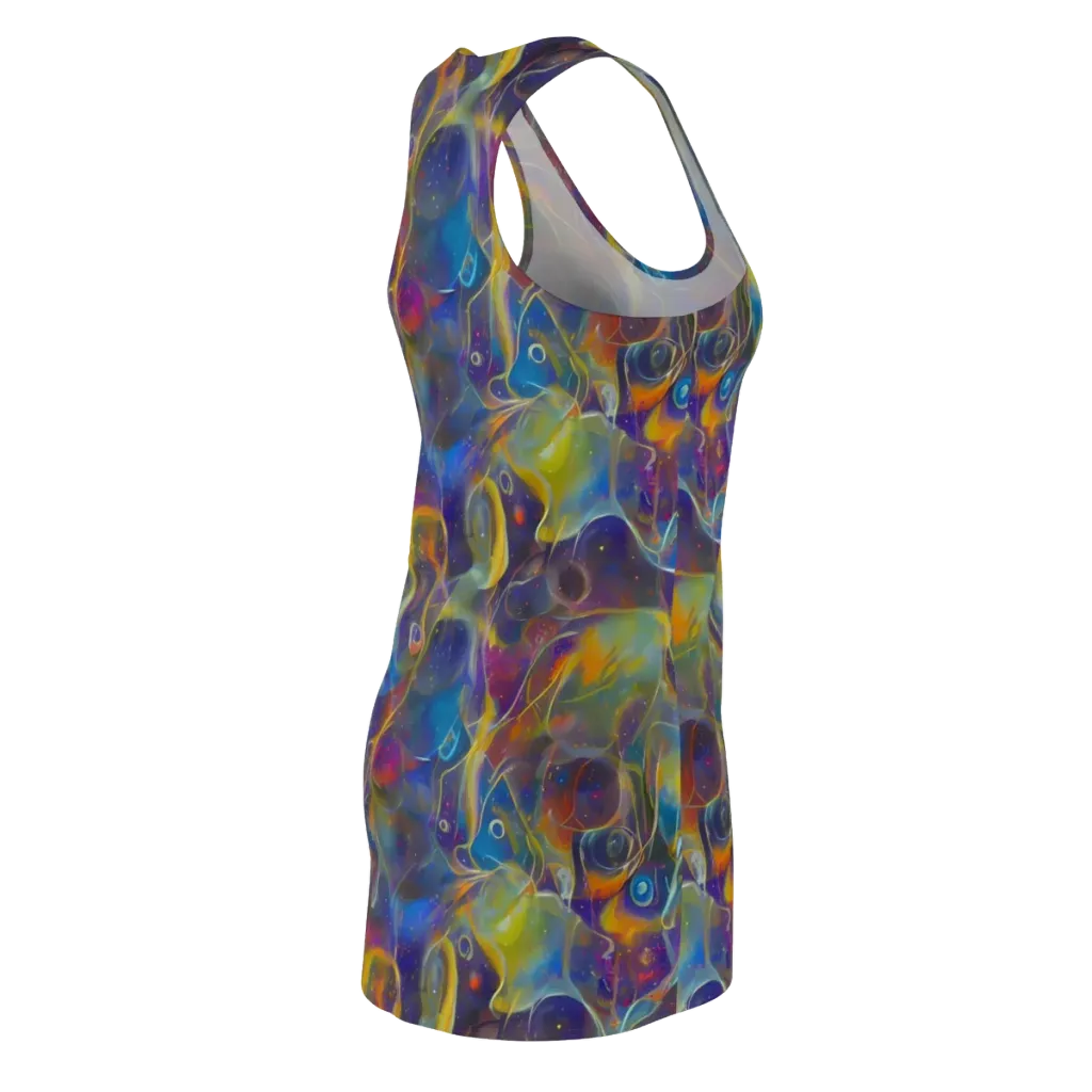 Brown's Chaos on Racerback Dress — Back Side