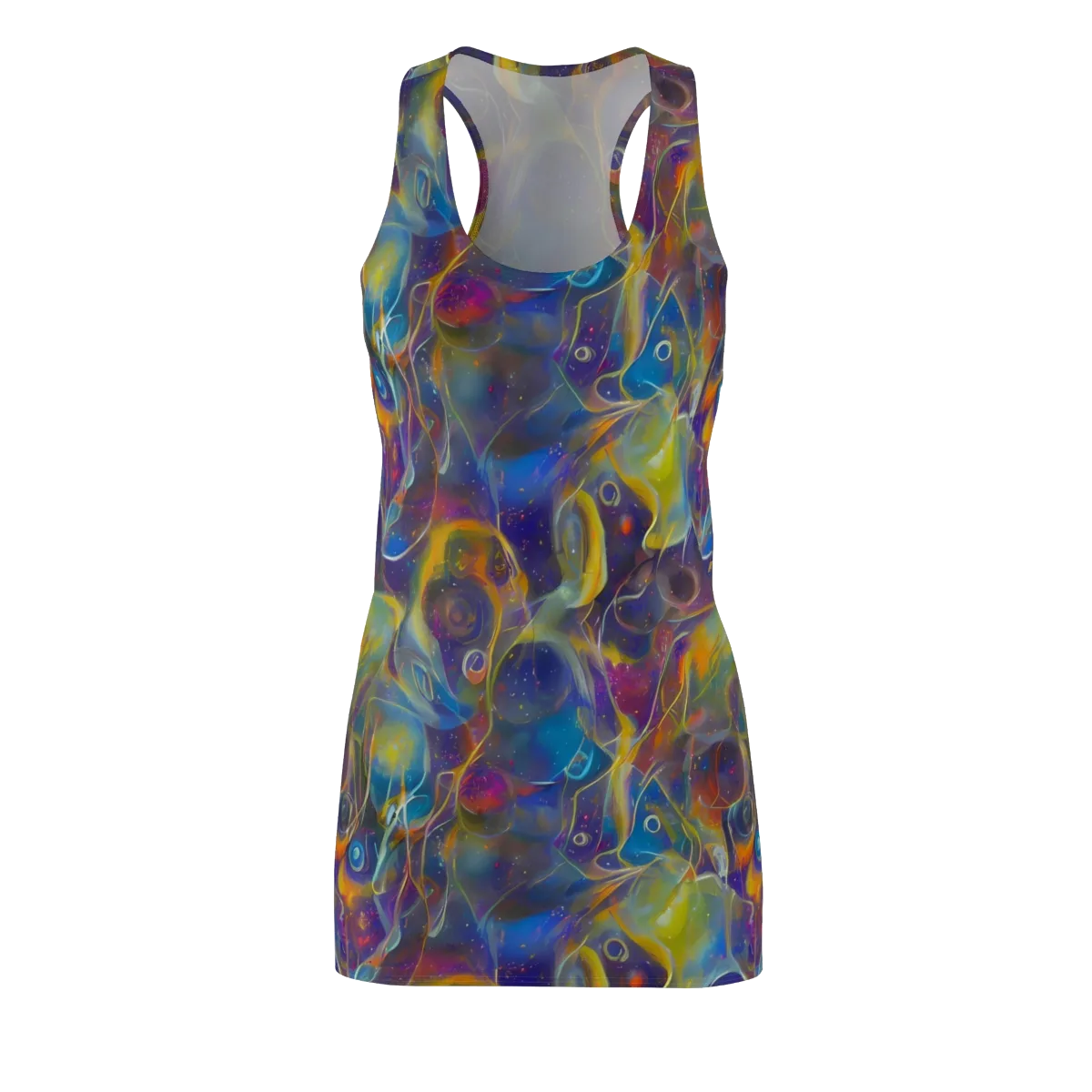 Brown's Chaos on Racerback Dress — Front