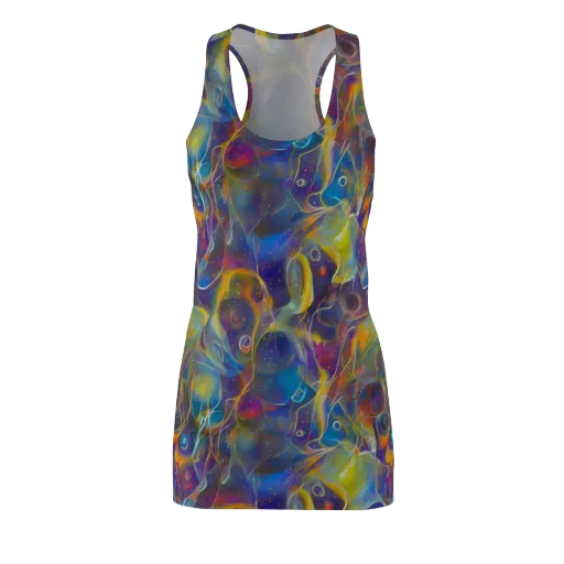Brown's Chaos on a Racerback Dress