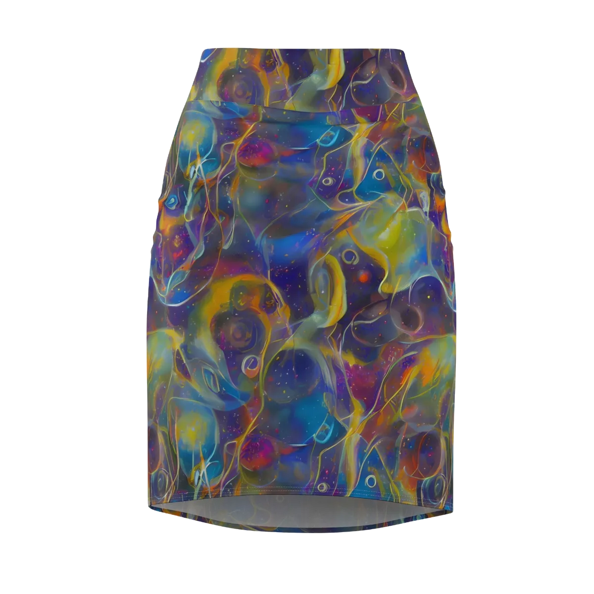 Brown's Chaos on Pencil Skirt — Front