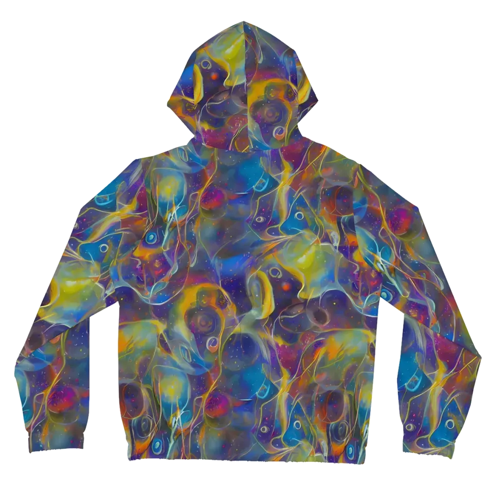 Brown's Chaos on Women's Full-Zip Hoodie — Back