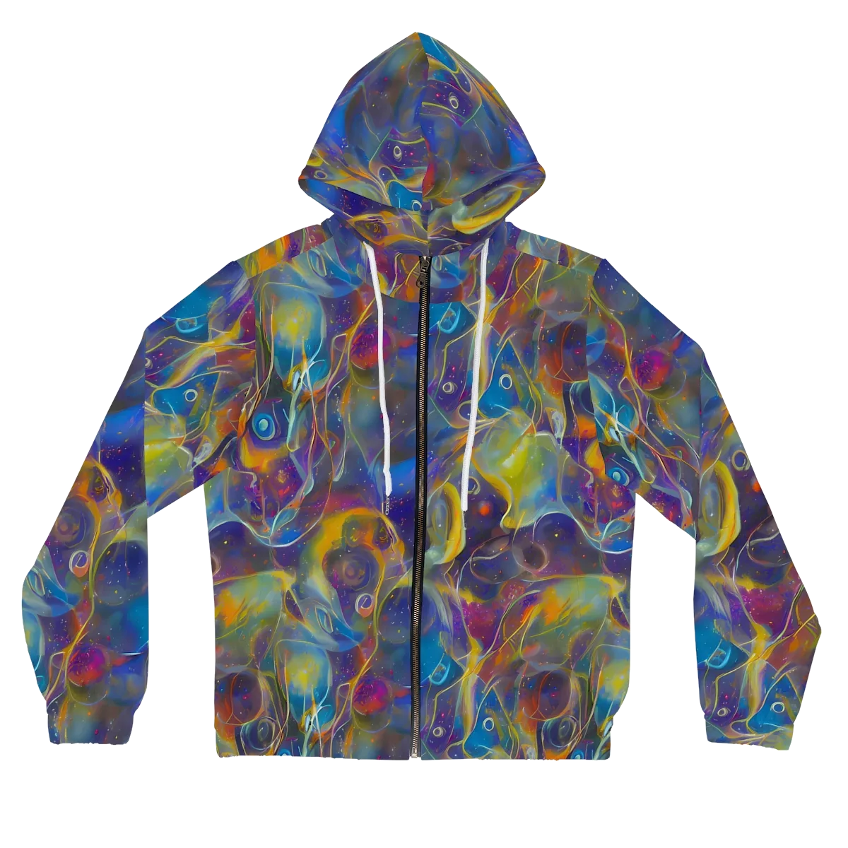 Brown's Chaos on Women's Full-Zip Hoodie — Front