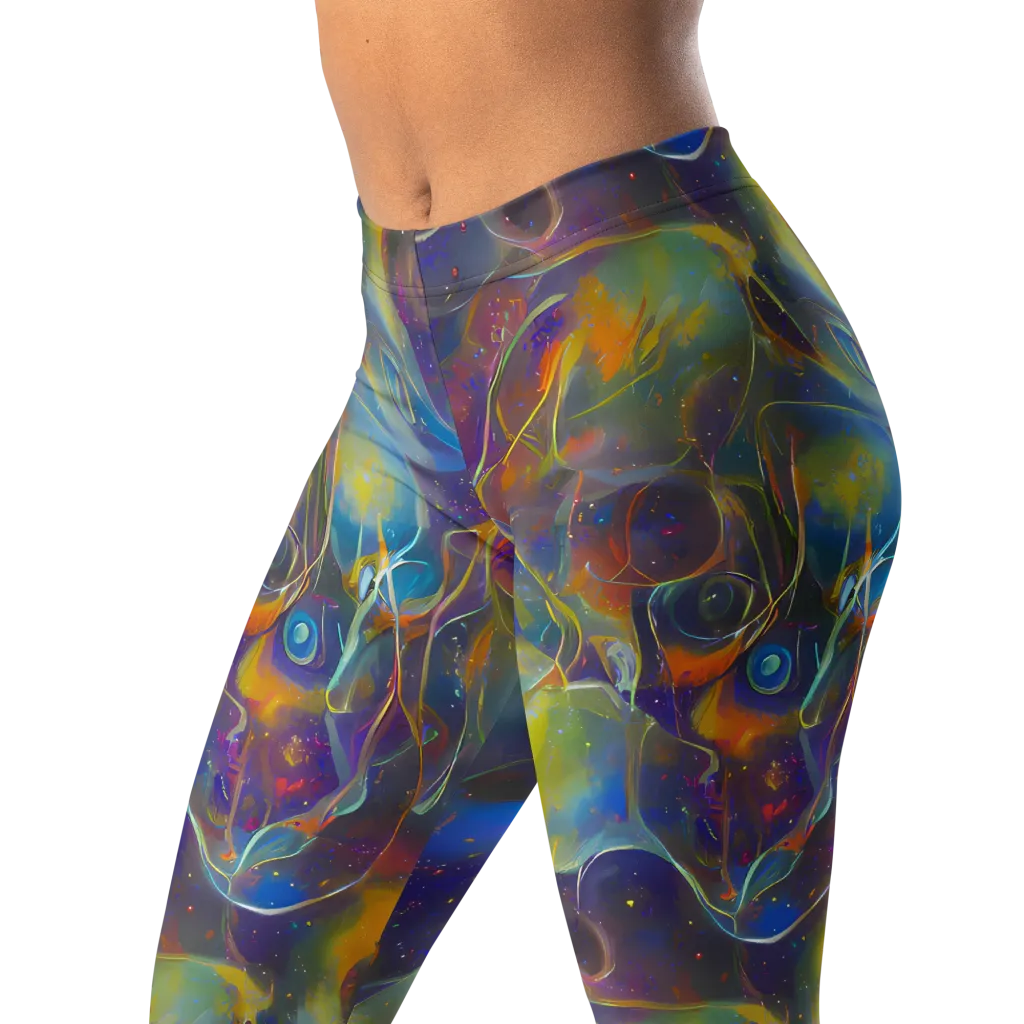 Brown's Chaos on Leggings — Left Front