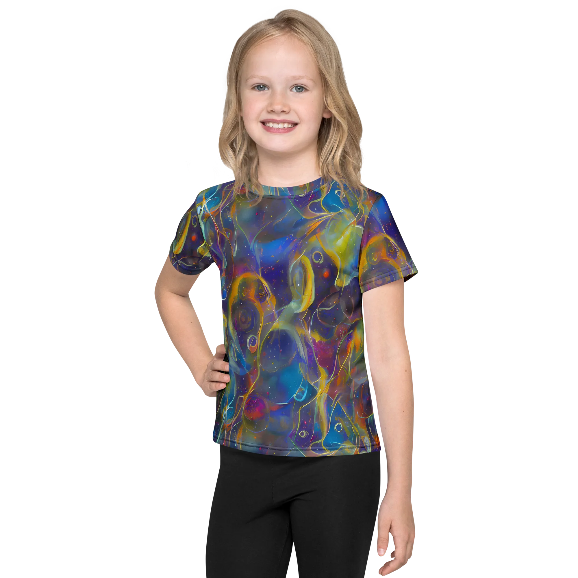 Brown's Chaos on Kids Crew Neck T-Shirt — Front