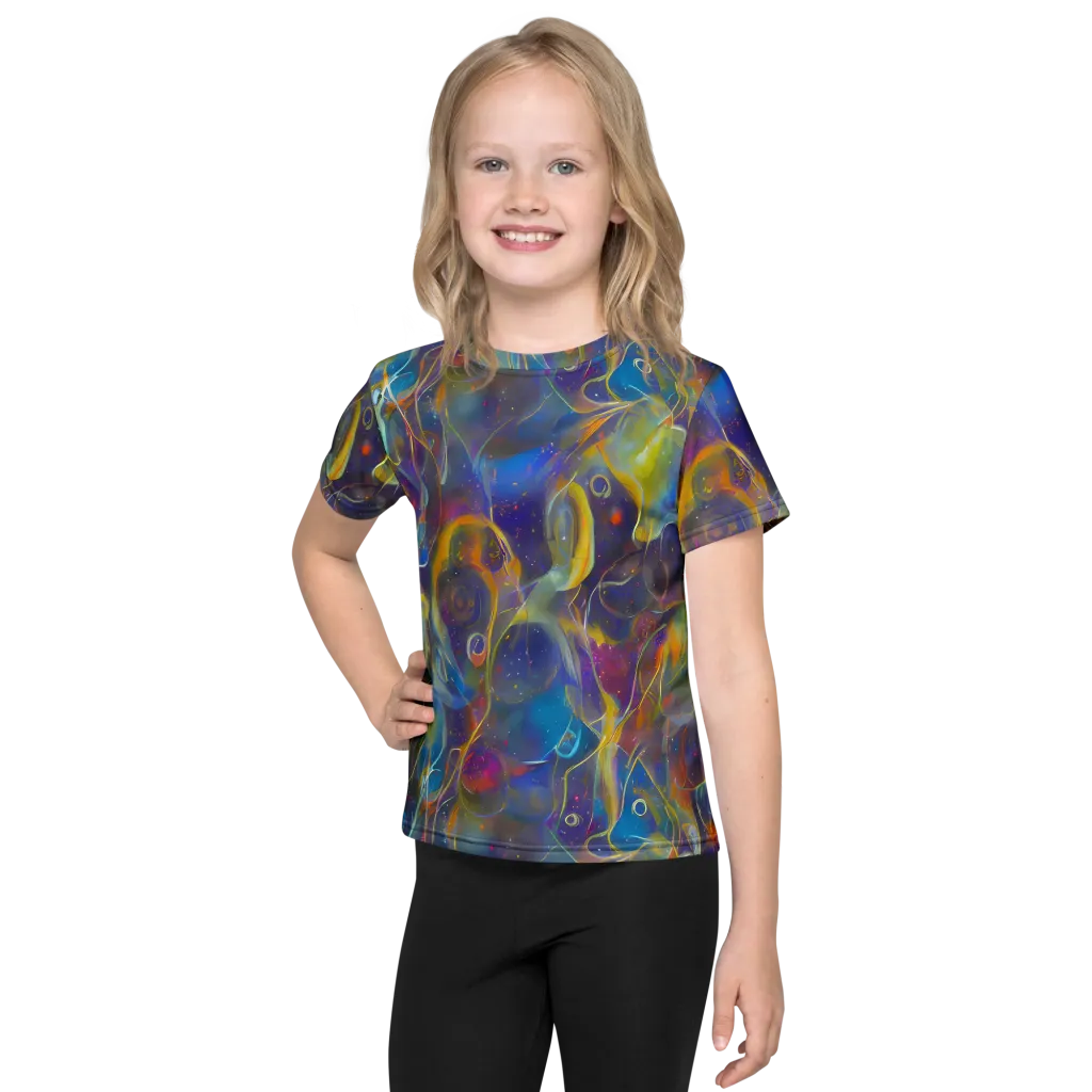 Brown's Chaos on Kids Crew Neck T-Shirt — Front