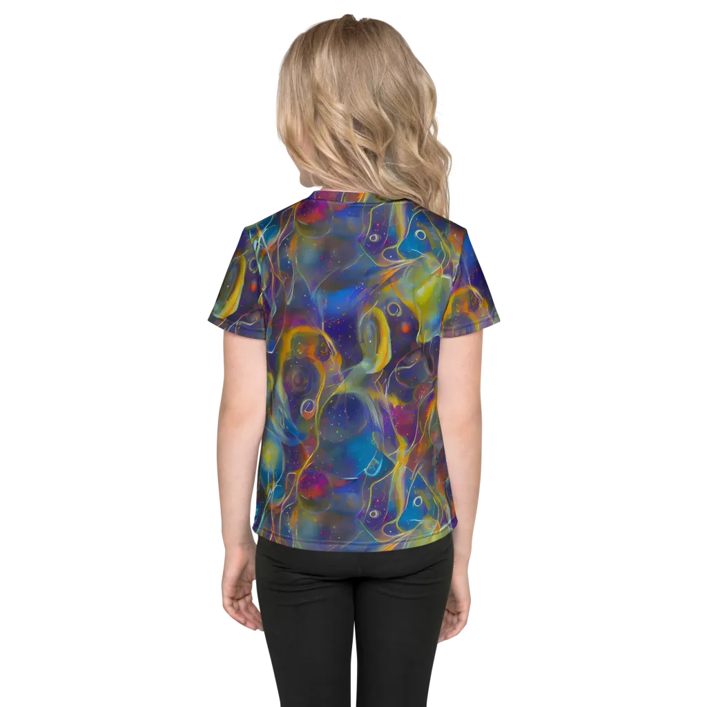 Brown's Chaos on Kids Crew Neck T-Shirt — Back