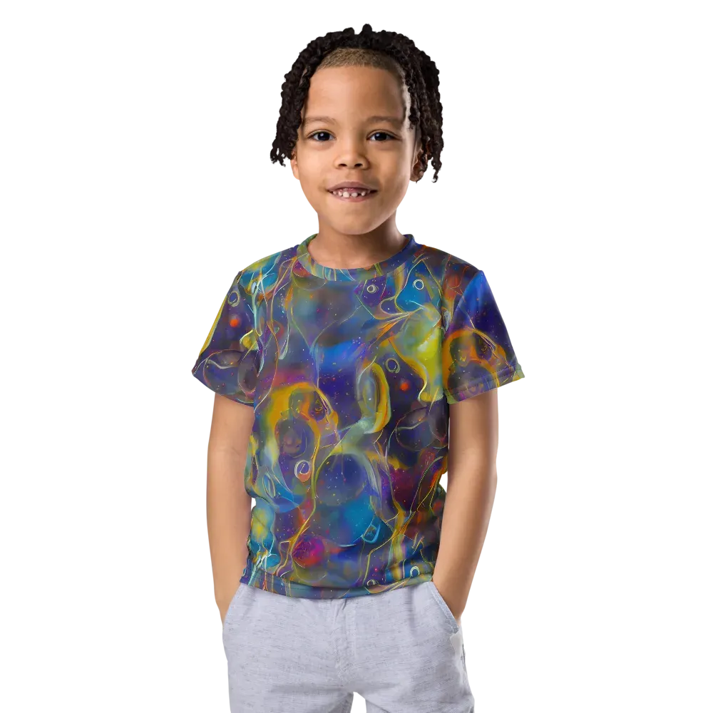 Brown's Chaos on Kids Crew Neck T-Shirt — Front