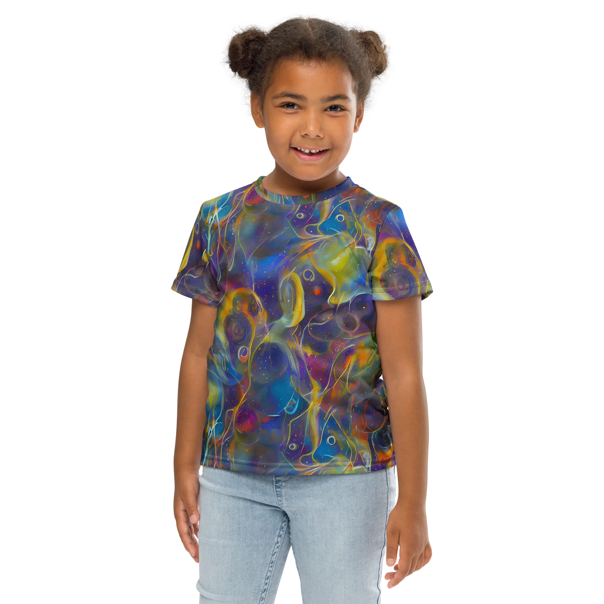 Brown's Chaos on Kids Crew Neck T-Shirt — Front