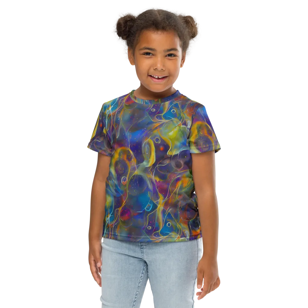 Brown's Chaos on Kids Crew Neck T-Shirt — Front