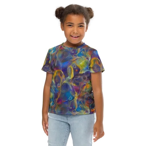 Brown's Chaos on a Kids Crew Neck T-Shirt