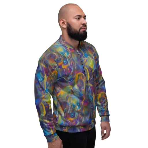Brown's Chaos on a Bomber Jacket