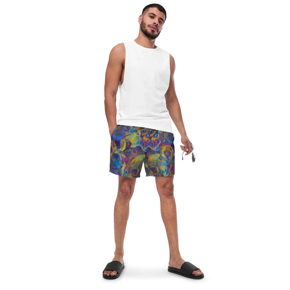 Brown's Chaos on Swim Trunks — Front