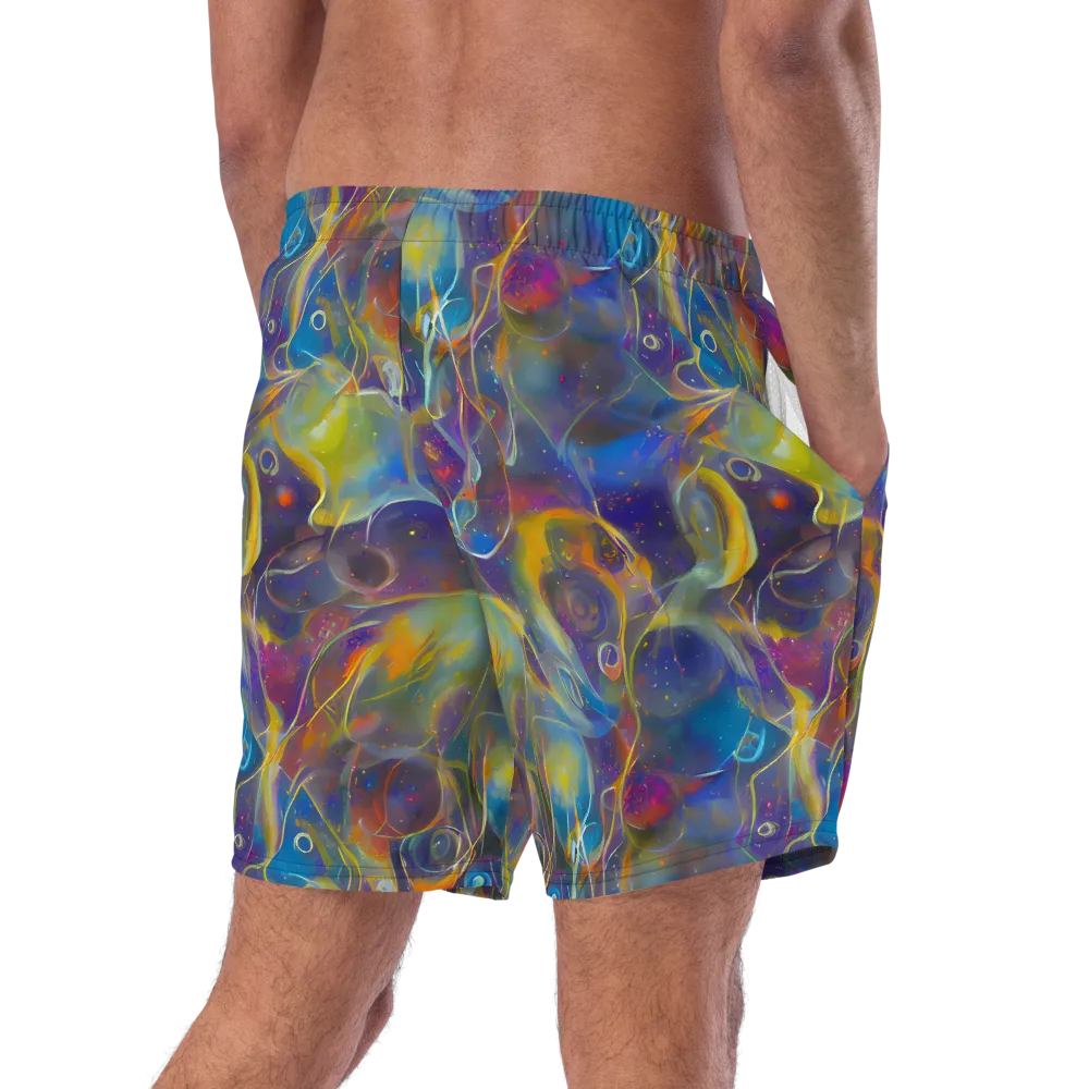 Brown's Chaos on Swim Trunks — Right Back