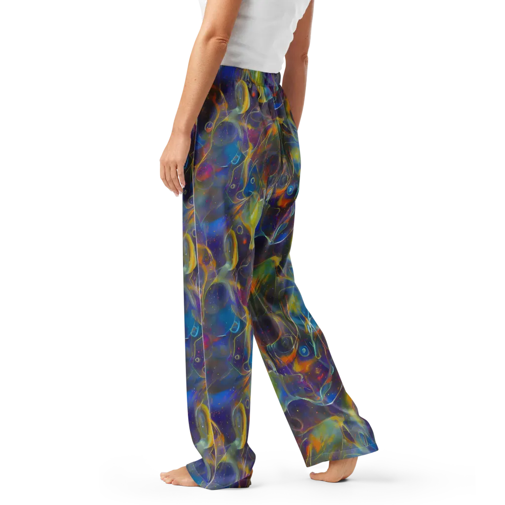 Brown's Chaos on Women's Pajama Pants — Left