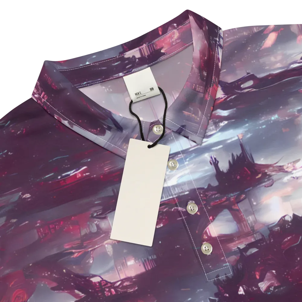 Twilight Fortresses on Men's Slim Fit Polo Shirt — Product details