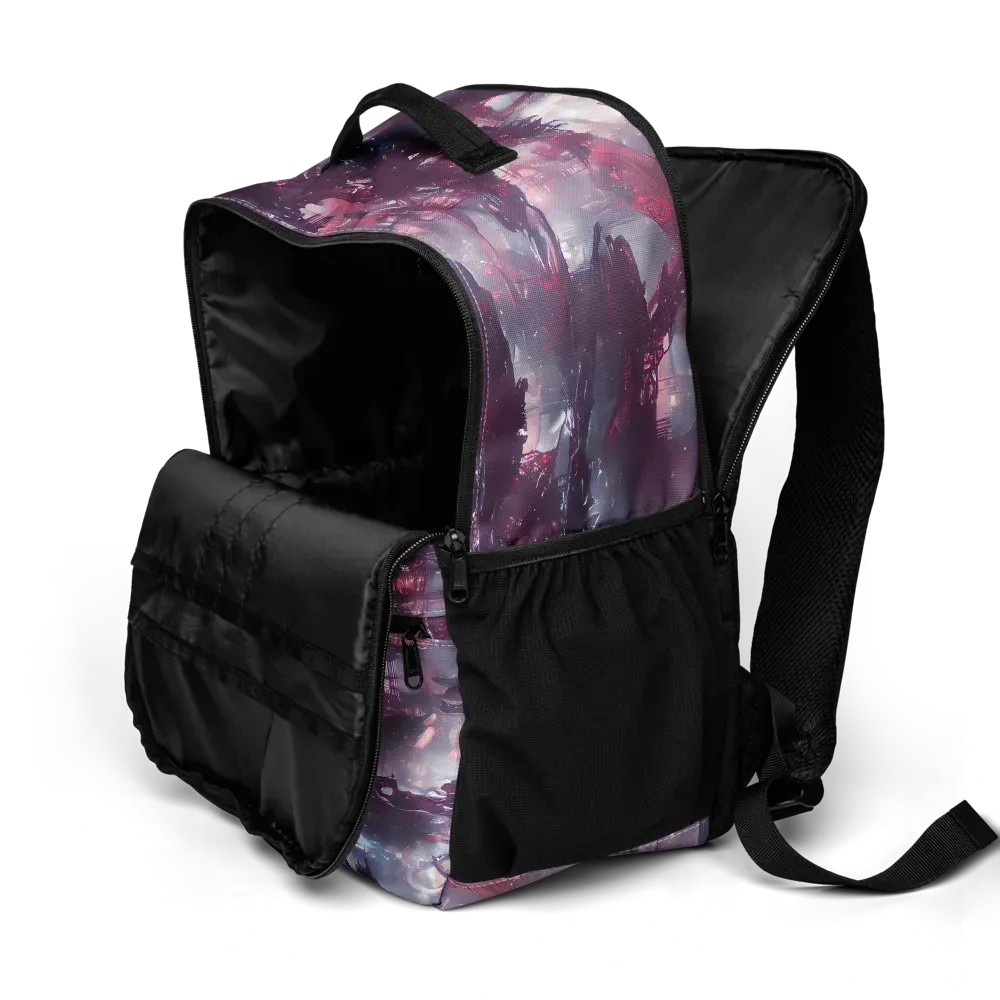 Twilight Fortresses on Utility Backpack — Product details 2