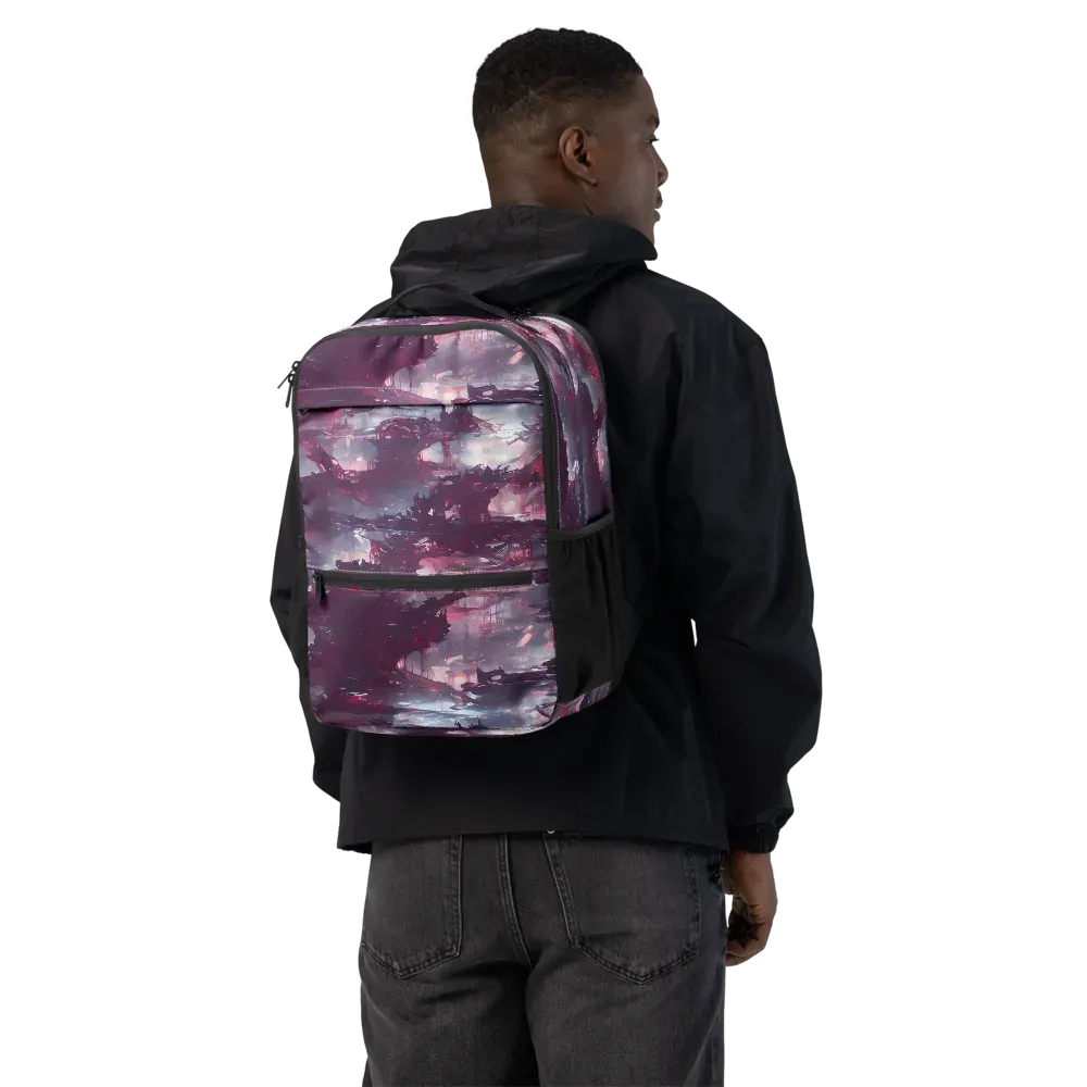 Twilight Fortresses on Utility Backpack — Back