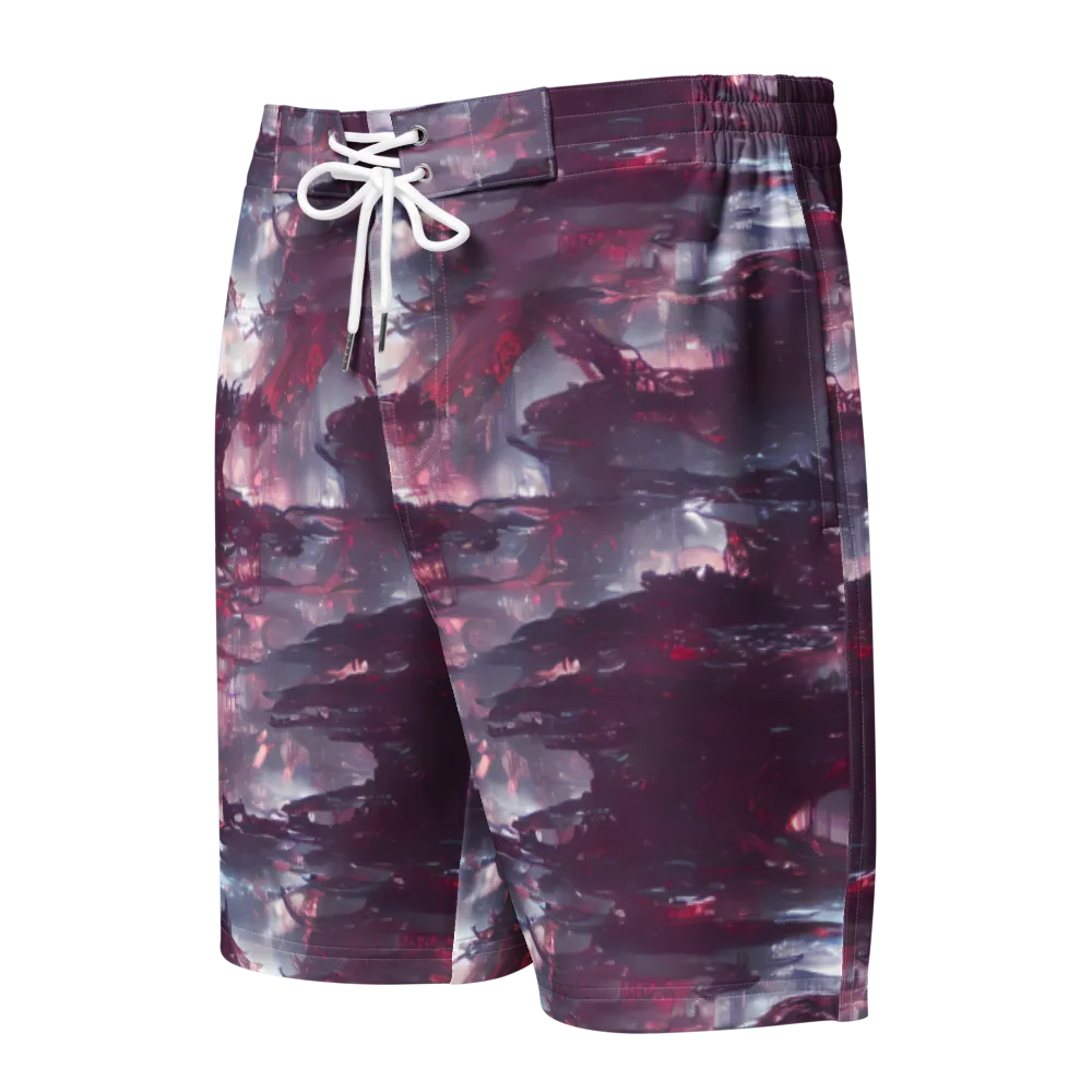 Twilight Fortresses on Men's Board Shorts — Front