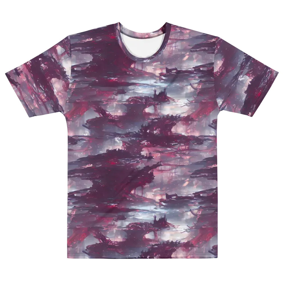 Twilight Fortresses on Men's Cotton Crew Neck T-Shirt — Front