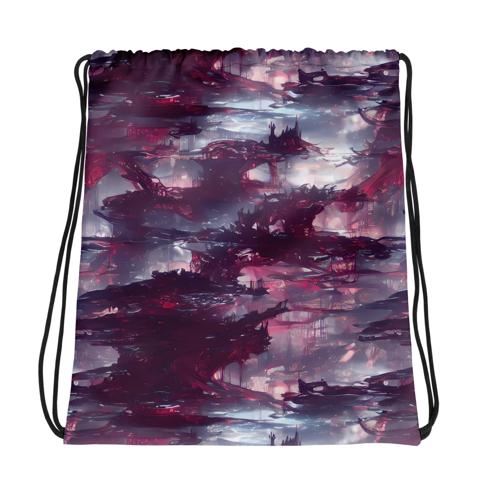 Twilight Fortresses on Drawstring Bag — Photo