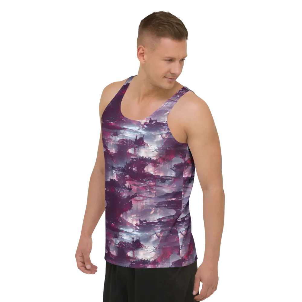 Twilight Fortresses on Men's Tank Top — Left Front