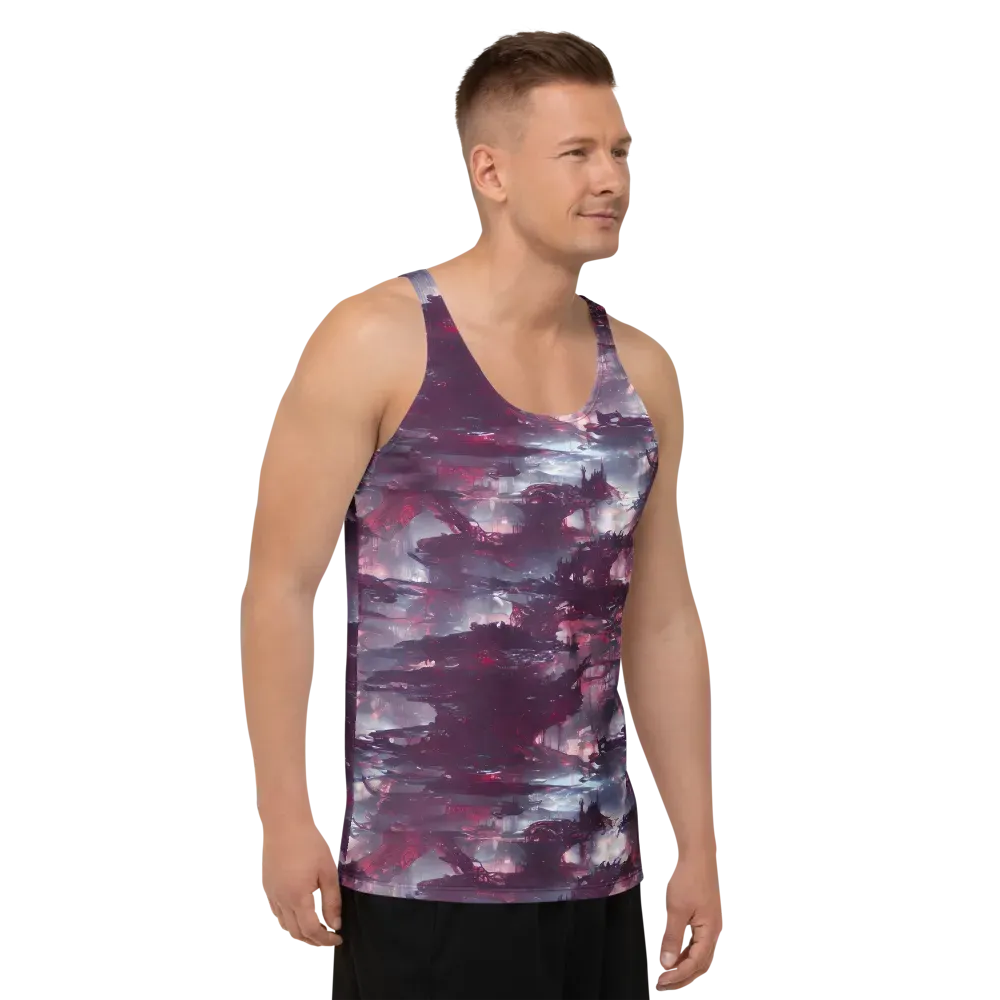 Twilight Fortresses on Men's Tank Top — Right Front