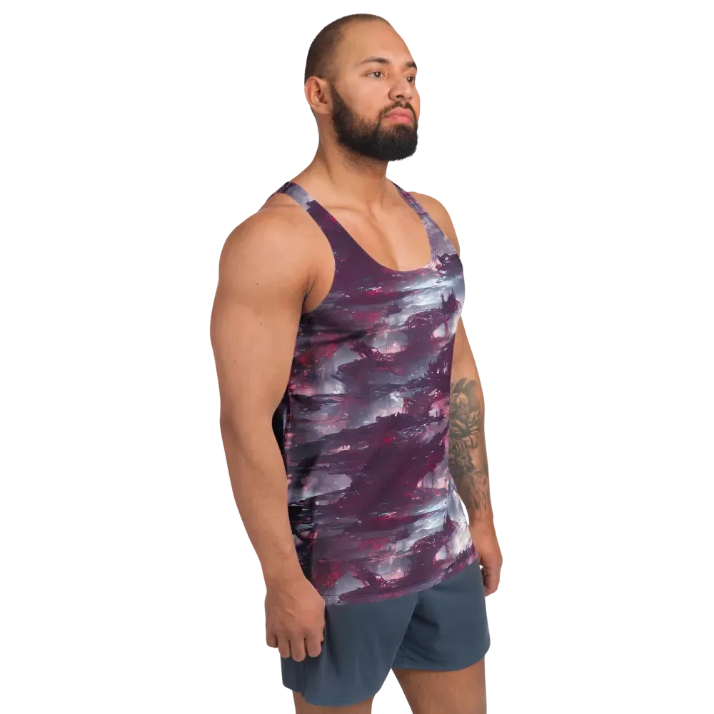 Twilight Fortresses on Men's Tank Top — Right Front