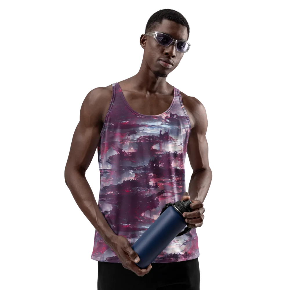 Twilight Fortresses on Men's Tank Top — Front